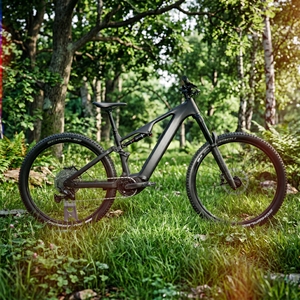 Bicicleta de Montaña Eléctrica de Suspensión Completa de Fibra de Carbono con Motor Bafang M560 de Accionamiento Medio, 29er - Product Image 1
