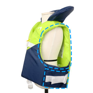 Gilet de sauvetage pour enfants ARAKHAN (WC-35V2/WC-P35V2) Gilet de flottabilité en mousse PE pour enfants avec appui-tête intégré, sangles réglables, double boucle - Product Image 4