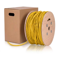 Câble réseau Ethernet Cat6 avec Internet Cat 6 100% cuivre pur 1000ft Premium CCA 23AWG UTP SFTP intérieur/extérieur 305m/boîte