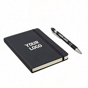 Carnet de notes personnalisé en cuir PU rigide de haute qualité avec logo promotionnel pour cadeaux d'affaires en gros - Product Image 1
