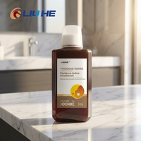Новая формула ополаскивателя для рта LIUHE с повидон-йодом – свежее дыхание, высокая стерилизующая эффективность, бережный уход за деснами, 250 мл, продается напрямую с завода