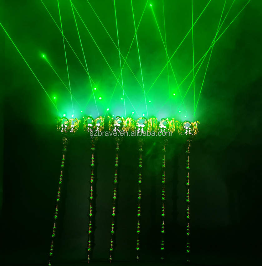 Titular de botellas con luces láser