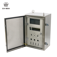 Caja de Control Eléctrica Impermeable de Acero Inoxidable con Junta Sellada, Caja de Medidor de Electricidad con Puerta Interior