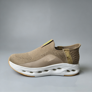 Zapatos Minimalistas de Punto con Cordones, Punta Abierta, Aumento de Altura, Transpirables, Acolchados, Fáciles de Poner y Quitar, Ligeros e Informales - Product Image 1