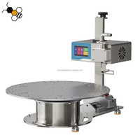 Machine de remplissage automatique de pots de sauce au miel de 1g à 500g, type disque rotatif, pour liquides et pâtes, idéale pour le miel