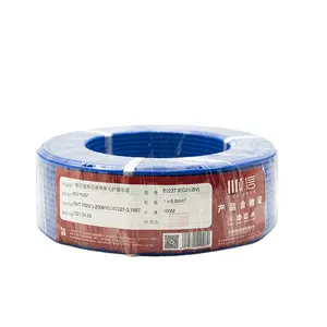 SUNXIN OEM entrega rápida Flexible interior 3C 2.5mm2 1.5mm2 BV Cable de cobre de PVC para uso en edificios