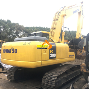 รถขุดตีนตะขาบ Komatsu PC200-7 มือสองคุณภาพสูง ความจุ 20 ตัน พร้อมมอเตอร์ปั๊ม Poclain เครื่องยนต์ผลิตในญี่ปุ่น ขาย - Product Image 1