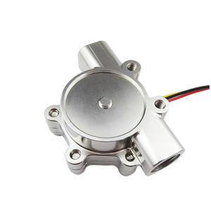 マイクロフロー高精度センサーG1/4ホール効果パルス流量計ステンレス鋼タービン水流センサー3本ワイヤ - Product Image 4