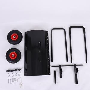 Fabrik-Großhandel Schneeschaufel für Einfahrten, Metall-Schneeschieber mit Rädern, Schneepflug mit Großer Verstellbarer Winkelschaufel - Product Image 4