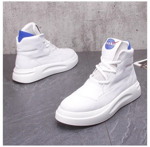 New High Top Casual <b>Shoes</b> for Outdoor Fashion Trend, Thick Sole <b>Height</b> <b>Increase</b>, Anti slip and Wear-resistant Men's <b>Shoes</b> - Product Image 1