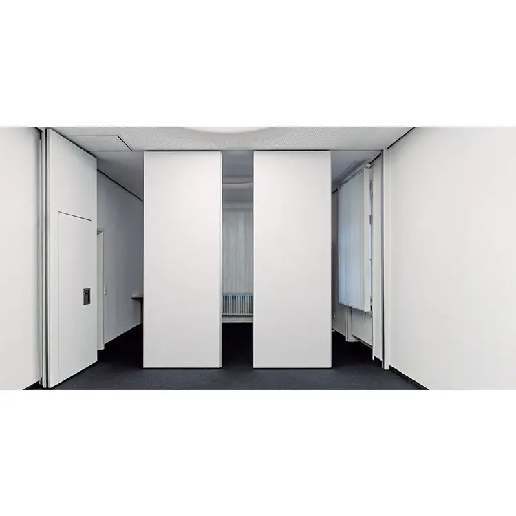 Aluminum frame office partition movable wall room divider sliding folding partition wall manufacturers