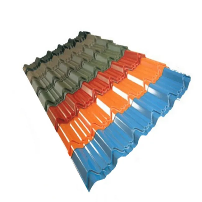 Top quality 420mm factory metal roof tile PPGI galvanized corrugated steel sheet