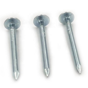 Clous à tête large en zinc plaqué de 1 à 3 pouces pour la fixation de la feutre de toiture, des bardeaux d'asphalte et du bois - Product Image 6