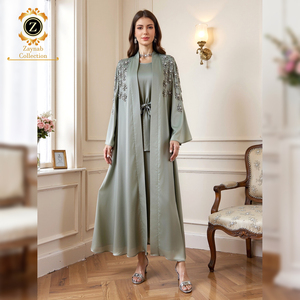 Vestido de noche Zaynab Abaya Emmes Robe Abaya de alta calidad Nueva <span class=keywords><strong>moda</strong></span> Chica árabe Últimos diseños de Burqa Vestido de noche Abaya - Product Image 3