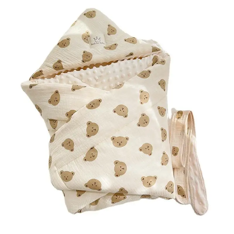 Fábrica certificada Diretamente Personalizado Impresso Animal Lance Cobertor roupas de bebê enfermagem capa luz bebê musselina swaddle blanket