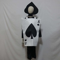 Cartes à jouer de performance pour enfants et adultes, as de pique noir, costume DISP-018
