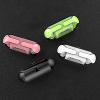 Casque sans fil F80 avec écran LED transparent, son stéréo, 5.3 Q26 Pro, écouteurs intra-auriculaires pour musique, jeux et sport
