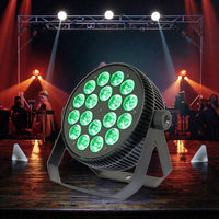 Projecteurs LED RGBW Slim DMX512 IP33 Ra90 pleine couleur pour intérieur, avec culot E27, pour mariages, fêtes, DJ, scènes et parcs à thème
