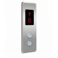Panel de Control Eléctrico Metálico Moderno de Alto Rendimiento y Mejor Calidad para Elevadores, Botón de Llamada para Hoteles, ELEVORO P6