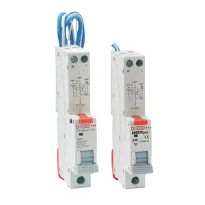 High Quality RCBO Breaker 1P+N 230V 240V Residual Current Circuit Breaker 6KA 10KA AC A Type RCBO