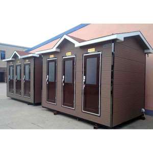 Toilettes portables en panneaux sandwich, design moderne pour les attractions touristiques, utilisation extérieure durable - Product Image 4