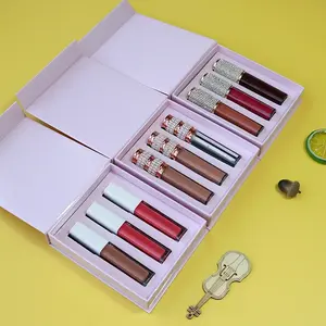 Cheap Custom Logo Lip Gloss And Liquid Lipstick Set Festival Gifts Custom Lip Sets