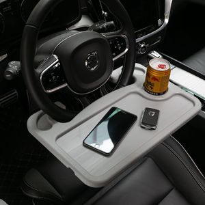 Car Steering <b>Wheel</b> Tray Holder 425x285x25mm Waterproof Multi Functional Desk <b>Table</b> For Car Cup Phone Storage - Product Image 1