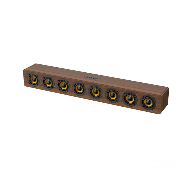 Professional Heavy Bass HiFi Stereo Surround BT Waterproof Subwoofer Wooden Loud Home TV Computers Television Speaker