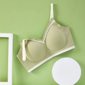 Sujetador de Mujer sin Varillas con Copa Triangular Estilo Francés de Algodón para Modelos de Moda Sexy - Product Image 5