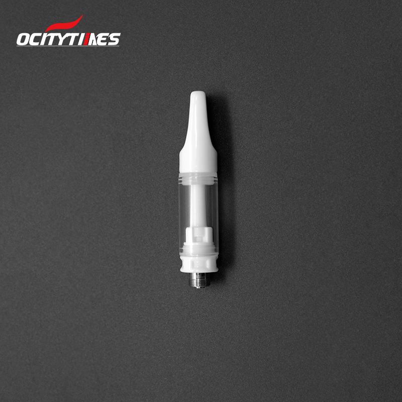 Ocitytimes empty lead free full ceramic cbd cartridge with custom logo/ packaging /color