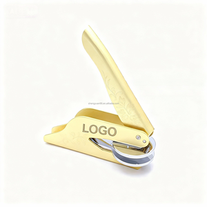 Pinza de Estampado en Relieve Portátil de Acero para Sellos Personalizados con Logotipo para Sobres, Papel, Certificados, Invitaciones de Boda - Product Image 3