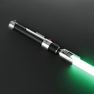 Sabre laser LGT Sabine Wren <span class=keywords><strong>Xeno</strong></span> V3, poignée argentée, 92 cm, lourd, lumières à changement de couleur infini, avec deux lames, pour unisexe - Product Image 3