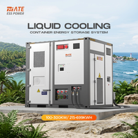 Contenitore Batteria MATE LFP LiFePO4 100kW 215kWh 300kW 699kWh BESS Sistema di Accumulo Energetico Intelligente al Litio 10ft per Isola