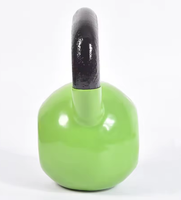 Kettlebell de Hierro Fundido Recubierto de Vinilo, Kettlebell de Neopreno Colorido al por Mayor con Logotipo Personalizado para Entrenamiento en Gimnasio y en Casa
