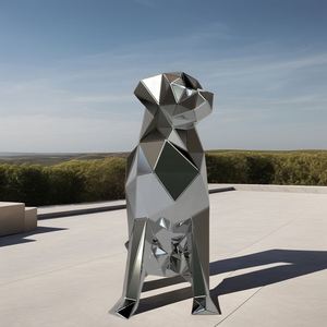 Escultura de Acero Inoxidable Personalizada, Gran Escultura Metálica para Jardín, Plaza de Ciudad, Parque al Aire Libre, Centro Comercial, Decoración Acuática - Product Image 6