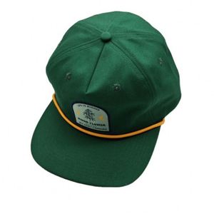 Wholesale <b>Design</b> Logo Embroidered <b>Flat</b> Brim 5 Panels <b>Cap</b> Unstructured Snapback <b>Cap</b> - Product Image 3