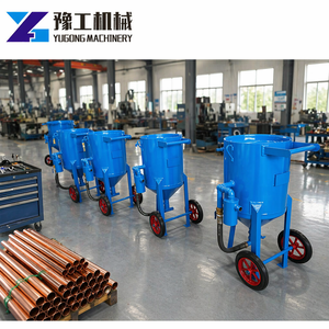 Cabina de Sandblasting Portátil de China con Motor y Bomba, Incluye Componentes Centrales PLC, Sandblaster Portátil - Product Image 1