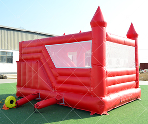 Casa di rimbalzo gonfiabile, ponticello del castello dei bambini ampia <span class=keywords><strong>Area</strong></span> di salto, pareti in rete circondati, scivolo, canestro da basket - Product Image 3