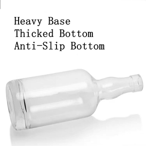 Bouteilles en verre personnalisées de 500ml 750ml liqueur bouchée vodka <span class=keywords><strong>gin</strong></span> rhum whisky tequila pour l'emballage du vin - Product Image 3