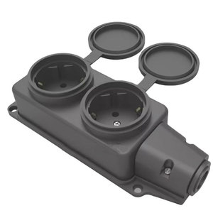 Multiprise Vito 2 voies Schuko 2P T IP44 pour usage extérieur - Product Image 2