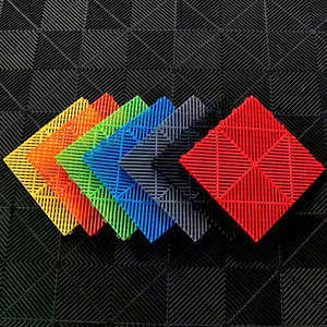 Dalles <span class=keywords><strong>de</strong></span> <span class=keywords><strong>sol</strong></span> <span class=keywords><strong>de</strong></span> garage en PVC modernes, 40*40*1.8cm, à emboîtement, grille <span class=keywords><strong>souple</strong></span>, amovibles, <span class=keywords><strong>pour</strong></span> lavage <span class=keywords><strong>de</strong></span> voitures, salle <span class=keywords><strong>de</strong></span> bain, atelier - Product Image 6
