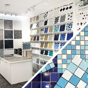 Водонепроницаемая и термостойкая фарфоровая мозаичная Современная квадратная плитка для стен и пола для гостиниц