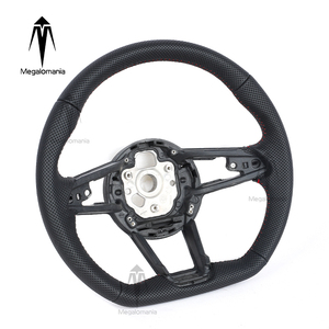 Volant complet en cuir neuf pour <span class=keywords><strong>Audi</strong></span> <span class=keywords><strong>TT</strong></span> R8 A3 A4 B9 A5 RS3 RS4 RS5 S3 S4 S5 A6 A7 B8.5 Q3 Q5 Q7 TTS, mise à niveau sportive - Product Image 1