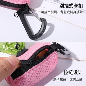 Bolsa de Almacenamiento para Desechos de Mascotas, Tipo Cruzado con Cordón, Portátil, para Recoger Excrementos de Perro, Uso en Exteriores - Product Image 4