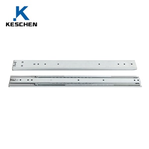 Corredera de Cajón de Acero de Alta Resistencia de 51 mm, de 3 Pliegues, Telescópica, con Rodamientos de Bolas, Funcionamiento Silencioso, Carga de 68 kg, para Cocina - Product Image 3