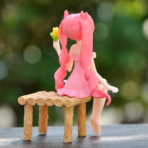 Figurine de Princesse Fille 3D de Style Moderne, Ornement Miniature Artisanale, Décoration de Gâteau et de Bureau - Product Image 1