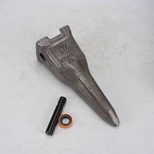 Diente de Cucharón OEM/Repuesto/NXA PC200 de Alta Resistencia al Desgaste para Excavadoras de 3-4T a 45T, Negro/Amarillo, 1 Año de Garantía - Product Image 1