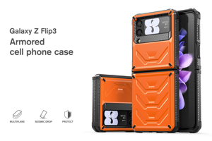Funda protectora para teléfono móvil con pantalla plegable Fundas y bolsas para teléfono móvil para <span class=keywords><strong>Samsung</strong></span> <span class=keywords><strong>Z</strong></span> <span class=keywords><strong>Flip</strong></span> <span class=keywords><strong>3</strong></span> - Product Image 5