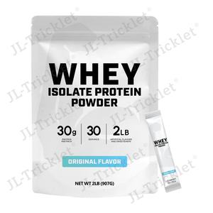 Julong OEM Marque privée Poudre d'isolat de protéine de lactosérum Croissance musculaire Protéine de lactosérum pour musculation - Product Image 6