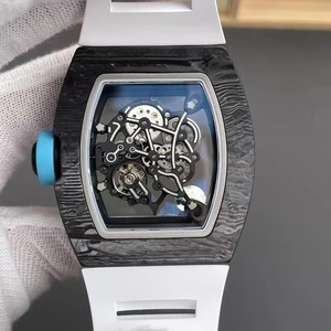 Montre mécanique automatique pour homme en fibre de carbone bleue de luxe, étanche et lumineuse, nouvelle collection 2026, best-seller - Product Image 1